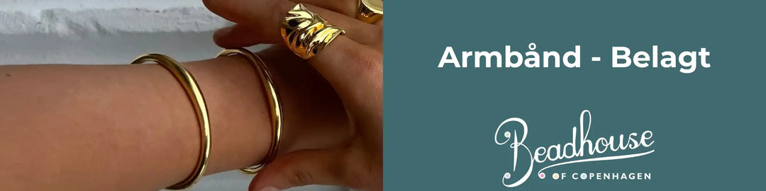 Armbånd-Guldbelagt-og-sølvbelagt Beadhouse of Copenhagen