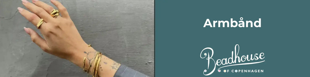 Armbånd-Sterlingsølv-og-forgyldt-sølv Beadhouse of Copenhagen
