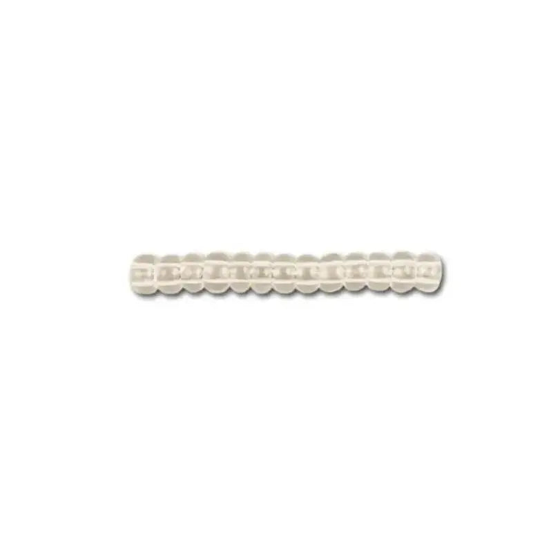 Hvide glasperler, preciosa, transparent white, storkøb 