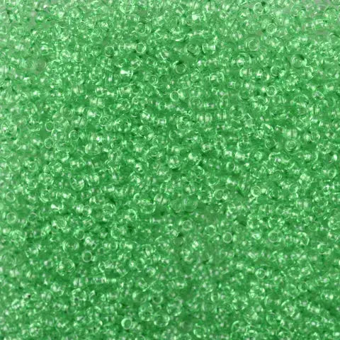 Grønne glasperler, preciosa, green 2 dyed crystal, storkøb 