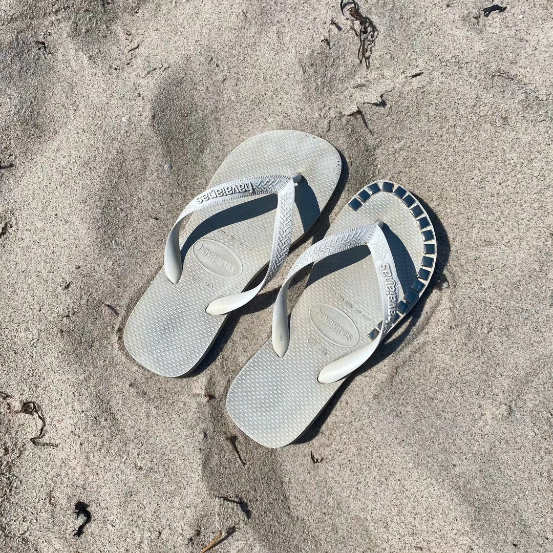 Nitter, firkantet, forsølvet og forgyldt, 10-100 stk Beadhouse of Copenhagen