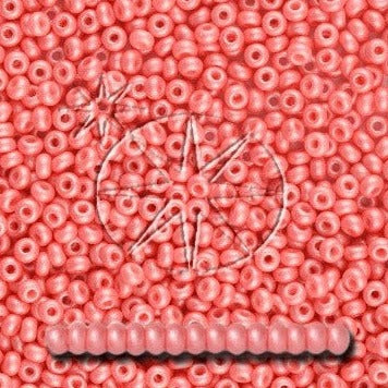 Pink Glasperler, Preciosa Seed Beads, PermaLux Bright pink 22009