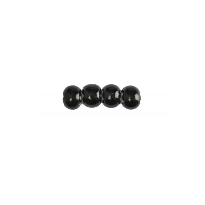 Sorte glasperler, preciosa, black cornelian star, storkøb 