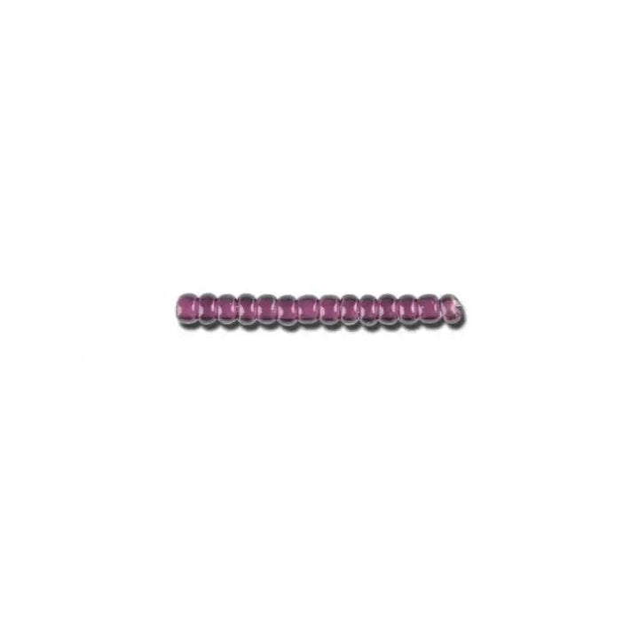 Lilla glasperler, preciosa, whitelined dark amethyst