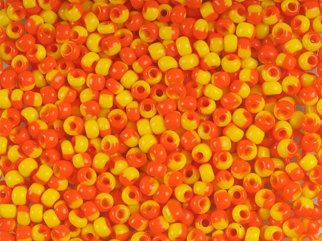 Find Multifarvede glasperler, preciosa, yellow and orange harlequin, storkøb blandt vores store udvalg af  Preciosa Seed Beads hos  Beadhouse of Copenhagen i dag. Husk gratis fragt over 400kr