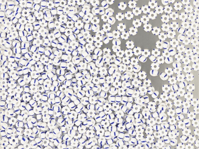 Find Stribede glasperler, preciosa, hvid/4 blå striber blandt vores store udvalg af  Preciosa Seed Beads hos  Beadhouse of Copenhagen i dag. Husk gratis fragt over 400kr