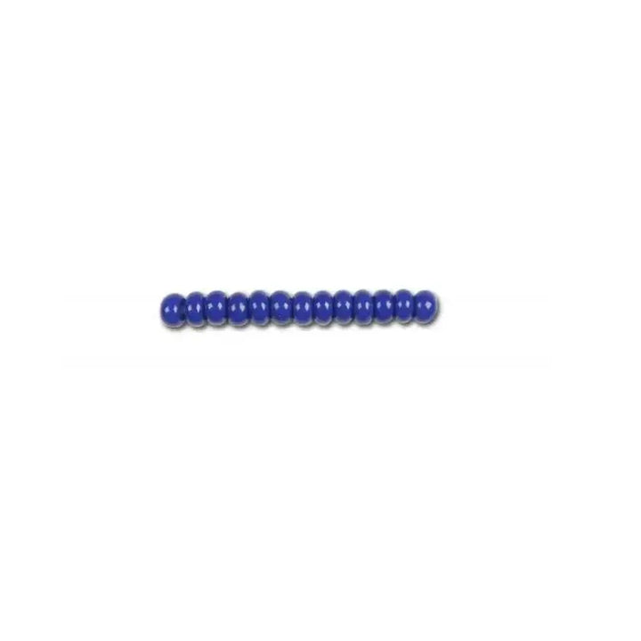 Blå glasperler, preciosa, natural opaque electric blue, 33050, storkøb 