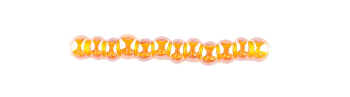 Orange Glass Beads, Preciosa, Transparent Orange Dark, Great Purchase