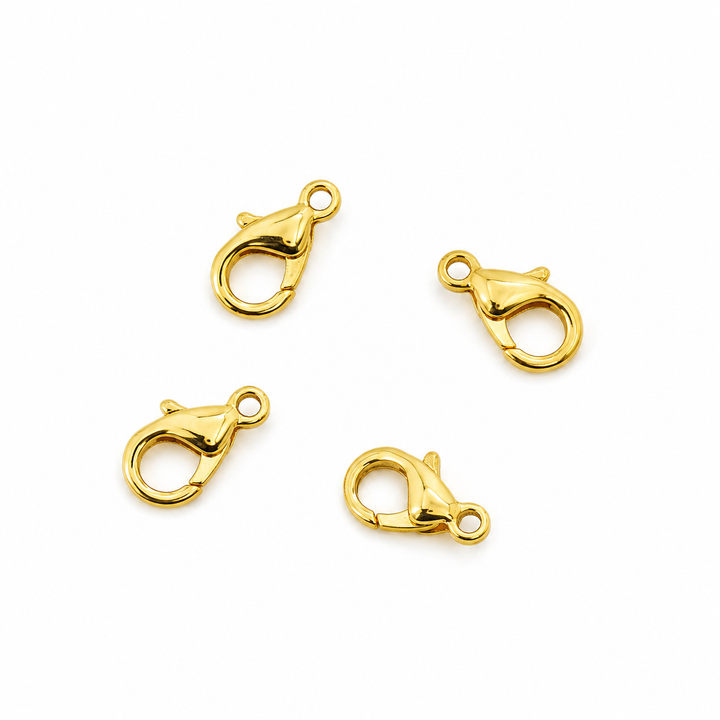 Find Karabin lås i forgyldt zamak med - 6x12 mm blandt vores store udvalg af  Smykkedele hos  Beadhouse of Copenhagen i dag. Husk gratis fragt over 400kr