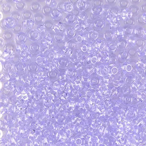 Lilla glasperler, preciosa, transparent violet, storkøb 