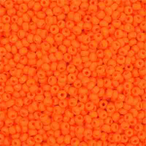Orange Glasperler, Preciosa, Natural Opaque Light Orange, 93110