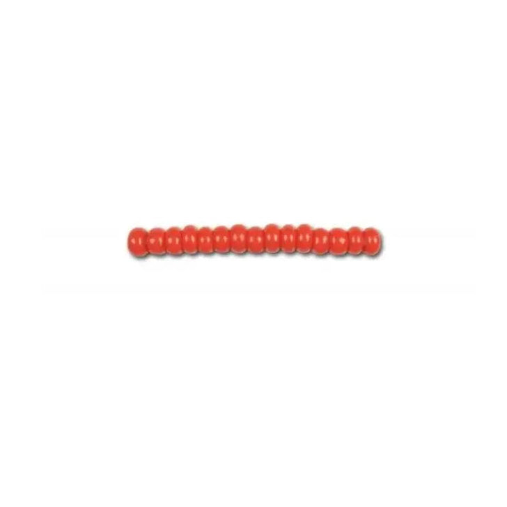 Røde glasperler, preciosa, opaque red coral, storkøb