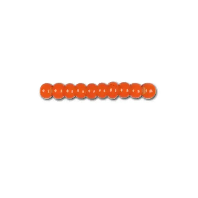 Orange glasperler, preciosa, orange cornelian star 9/0, 4-20g 