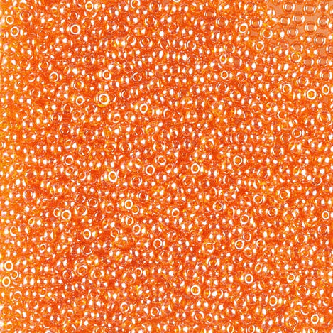 Orange Glasperler, Preciosa, Transparent Orange mørk, storkøb 96000
