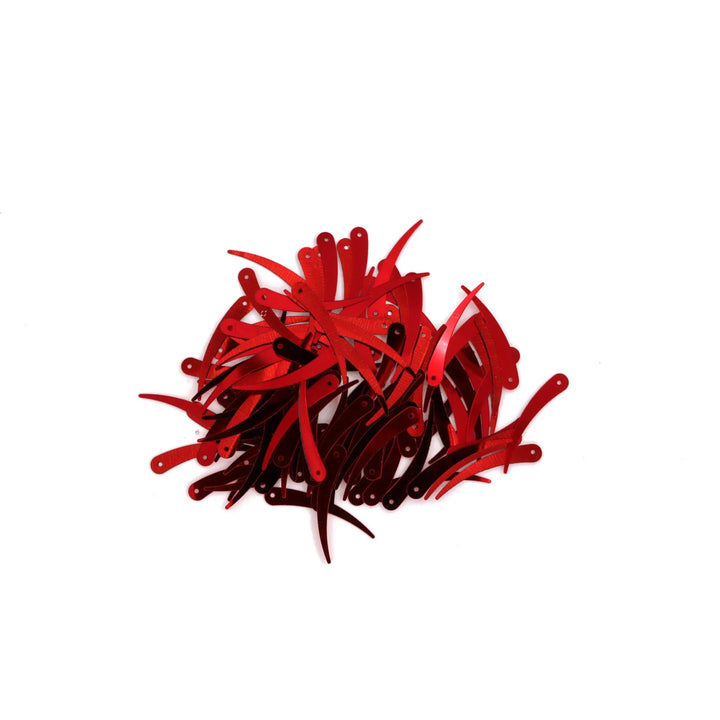 Palietter, aflange, 33x4mm, uden regnbueskær, flere varianter, 10-40g Beadhouse of Copenhagen