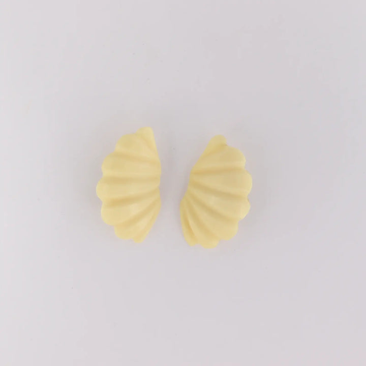 Øreringe, clips, bølge, forsølvet messing Beadhouse of Copenhagen