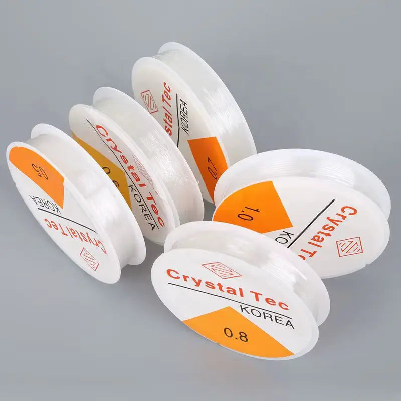 Køb Elastiksnor, transparent 0,5 mm, silicone, Transparent smykketråd elastisk silicone. 5-12 m hos Beadhouse, altid levering