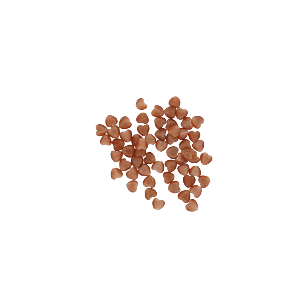 Find Glasfiberperler, hjerte, brun, 5,5x6 mm, 10 stk hos  Beadhouse of Copenhagen i dag. Husk gratis fragt over 400kr.