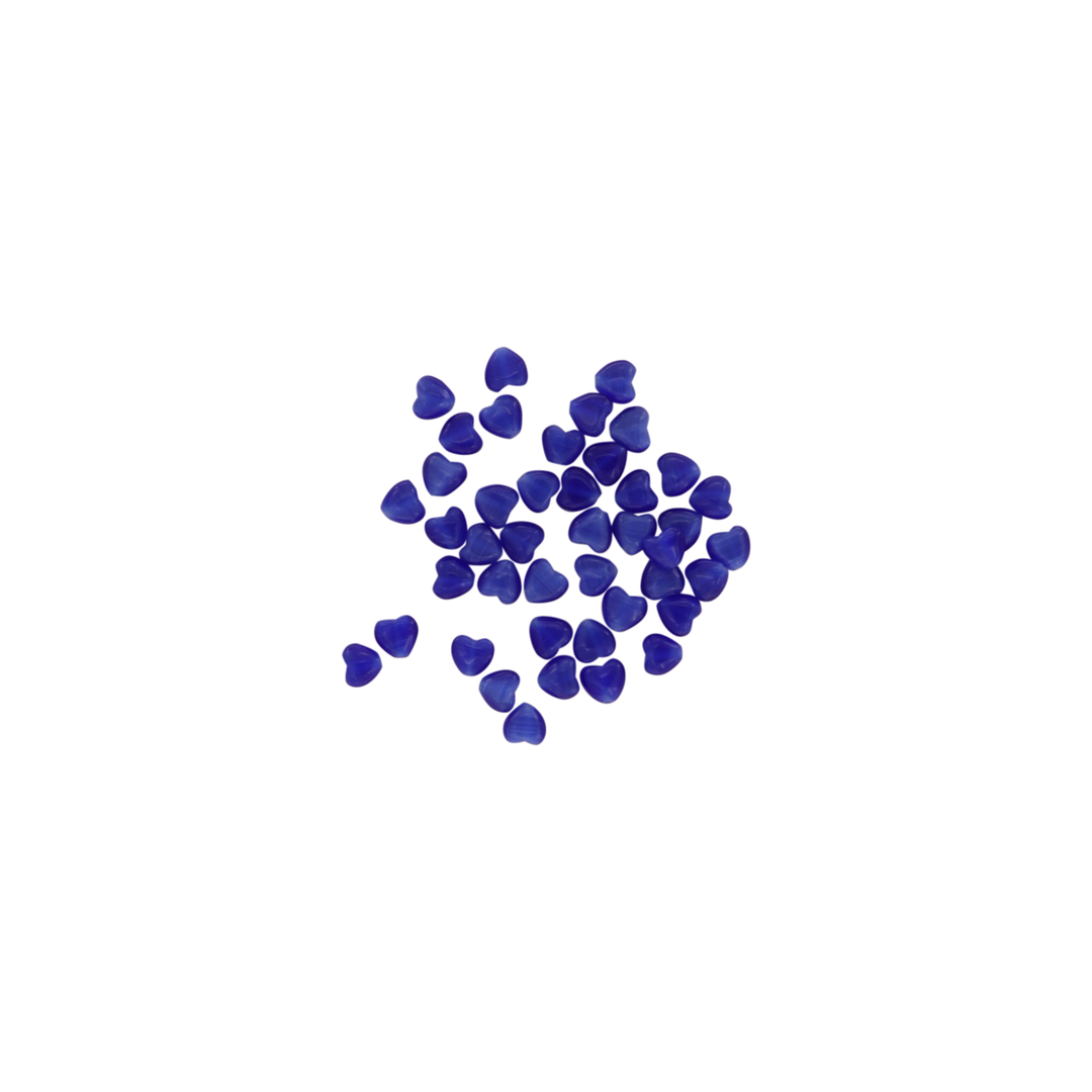 Find Glasfiberperler, hjerte, mørkeblå, 5,5x6 mm, 10 stk hos  Beadhouse of Copenhagen i dag. Husk gratis fragt over 400kr.