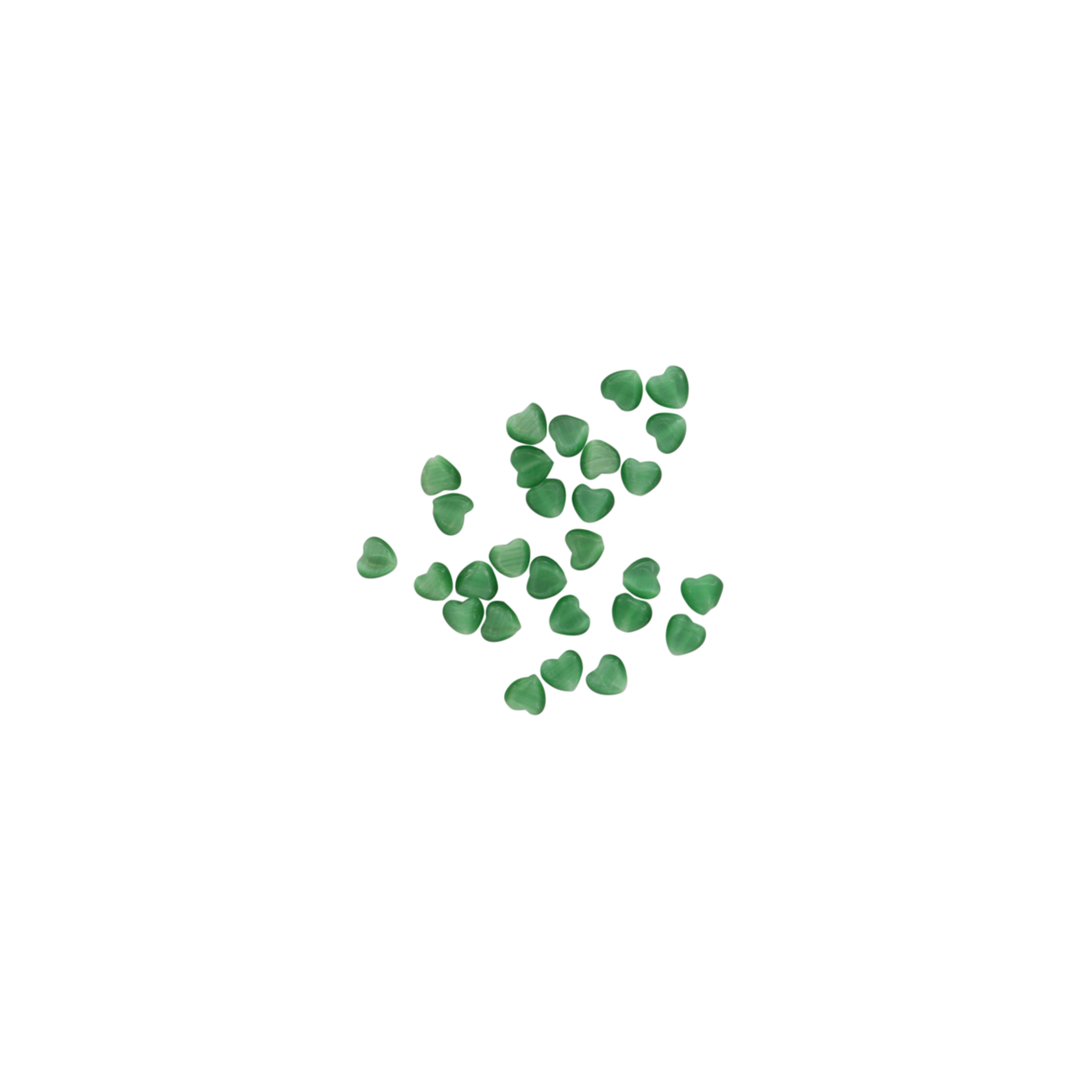 Find Glasfiberperler, hjerte, mørkegrøn, 5,5x6 mm, 10 stk hos  Beadhouse of Copenhagen i dag. Husk gratis fragt over 400kr.