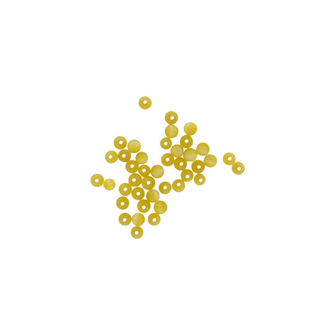 Find Glasfiberperler, runde, gul, 6 mm, 10 stk hos  Beadhouse of Copenhagen i dag. Husk gratis fragt over 400kr.