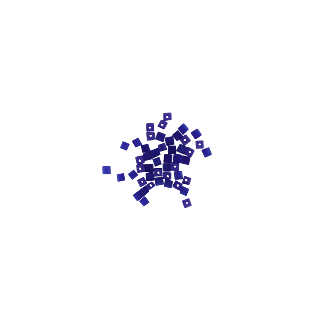 Find Glasfiberperler, firkantet, Mørkeblå, 4x4 mm, 10 stk hos  Beadhouse of Copenhagen i dag. Husk gratis fragt over 400kr.
