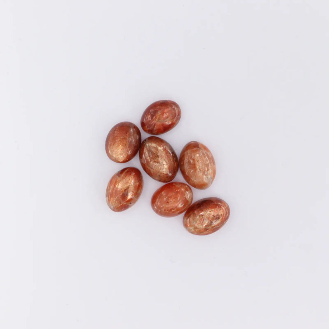 Cabochon, solsten, oval, 1-10stk flere varianter BOC