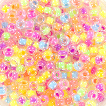 Mix Glasperler, Miyuki Rocailles Seed Beads, mix neon party 8-mix86
