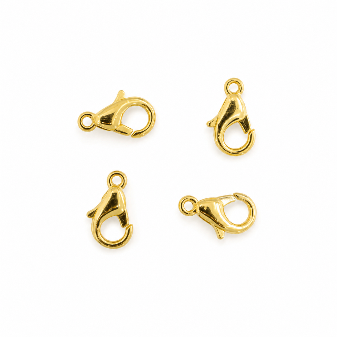 Find Karabin lås i forgyldt zamak - 5x10 mm "vandfast" blandt vores store udvalg af  Smykkedele hos  Beadhouse of Copenhagen i dag. Husk gratis fragt over 400kr