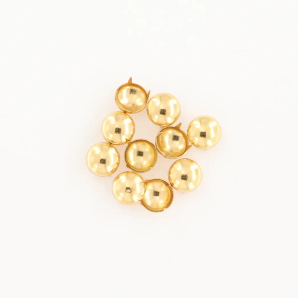 Nitter, runde, forsølvet og forgyldt, 10-100 stk, flere varianter Beadhouse of Copenhagen