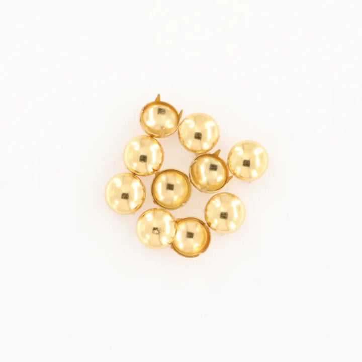 Nitter, runde, forsølvet og forgyldt, 10-100 stk, flere varianter Beadhouse of Copenhagen