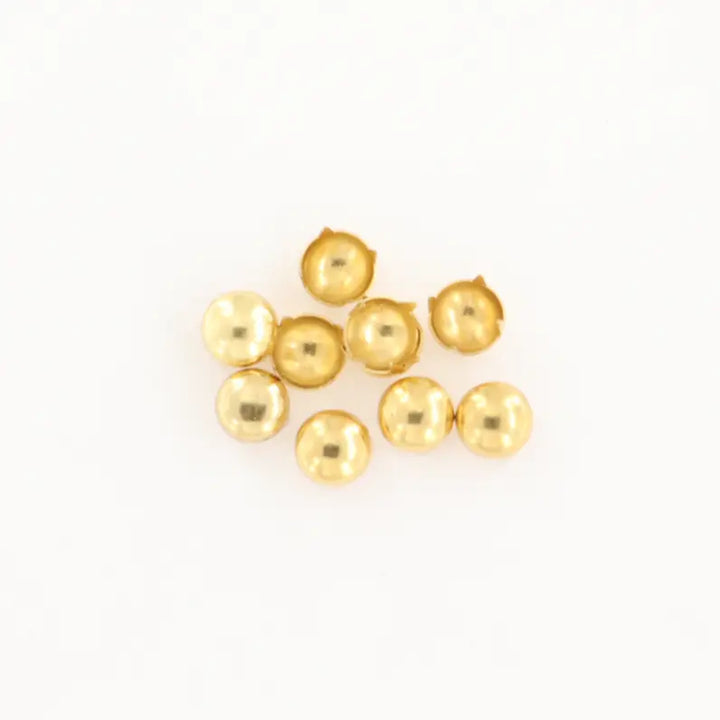 Nitter, runde, forsølvet og forgyldt, 10-100 stk, flere varianter Beadhouse of Copenhagen