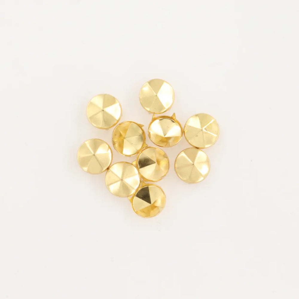 Nitter, kegleformet, forgyldt messing, 10-100 stk, flere varianter Beadhouse of Copenhagen