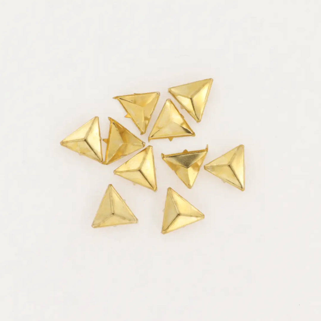 Nitter, trekantede m. kanter, forsølvet og forgyldt Beadhouse of Copenhagen