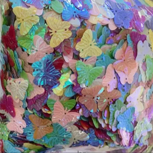 Palietter, sommerfugle, 23x17 mm, 10g, flere varianter Beadhouse of Copenhagen