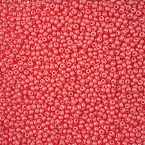 Preciosa Seed Beads - Pink Glasperler, Preciosa, PermaLux Bright Pink, Storkøb