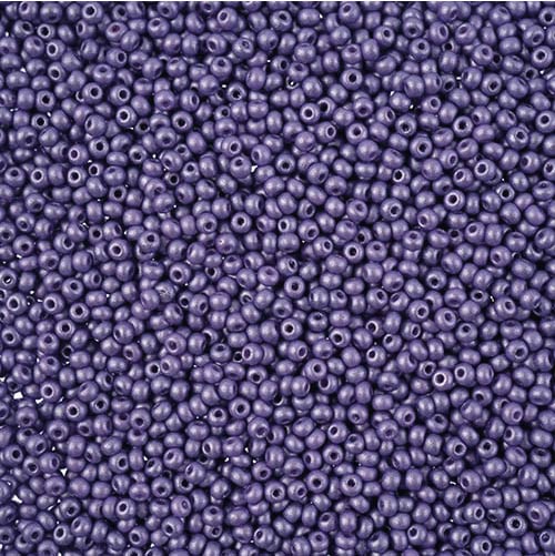 Preciosa Seed Beads - Lilla Glasperler, Preciosa, PermaLux Bright Purple, Storkøb
