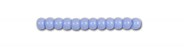 Blue Glass Pearls, Preciosa, Natural Opaque Light Blue, Great Purchase