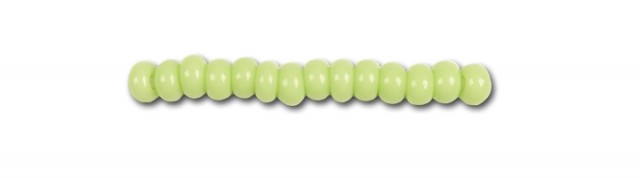 Green Glass Beads, Preciosa, Natural Opaque Light Pastel Green, Great Purchase