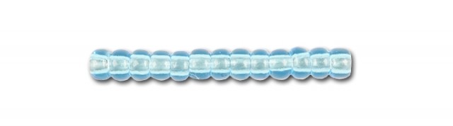 Blå Glasperler, Preciosa, Natural Transparent Light Aquamarine