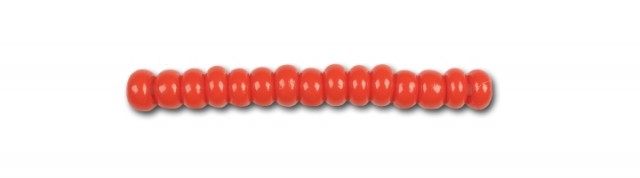 Red Glass Beads, Preciosa, Opaque Red Coral, Great Purchase