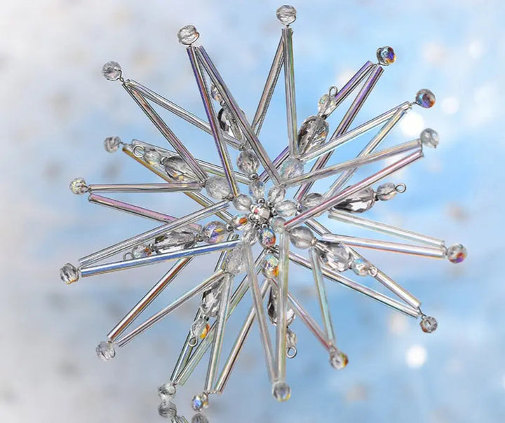 Blå glasperler, preciosa aquamarine silver lined tubes, 50 x 3 mm Preciosa