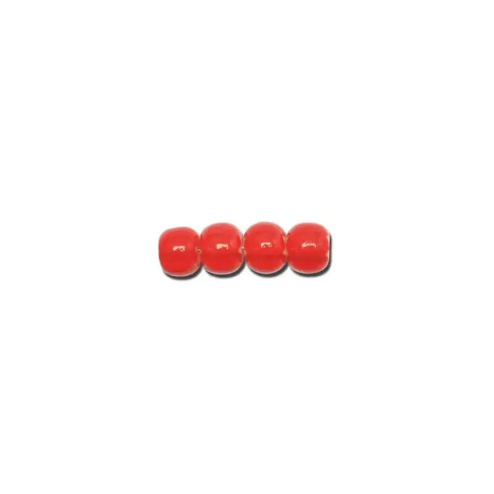 Røde glasperler, preciosa, red cornelian star, storkøb 