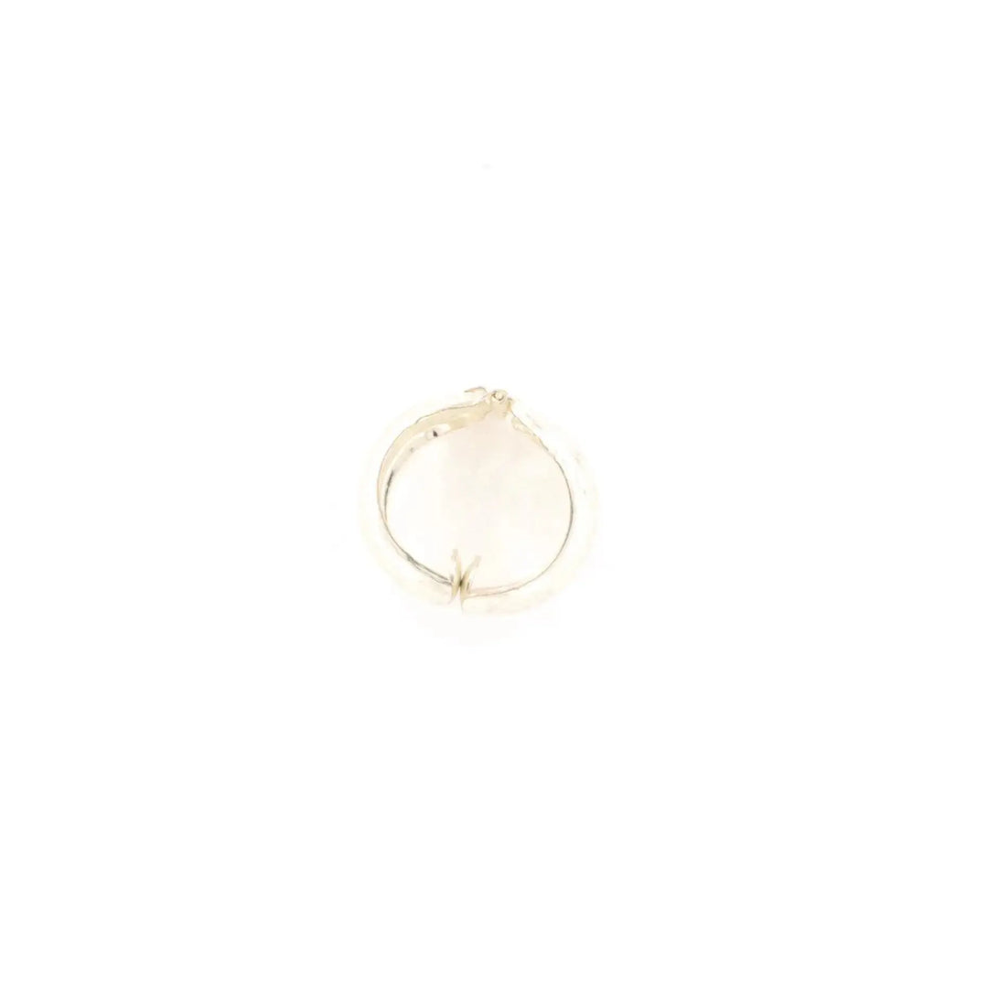 Klemme, sølvclips, 30x12mm, forsølvet messing 
