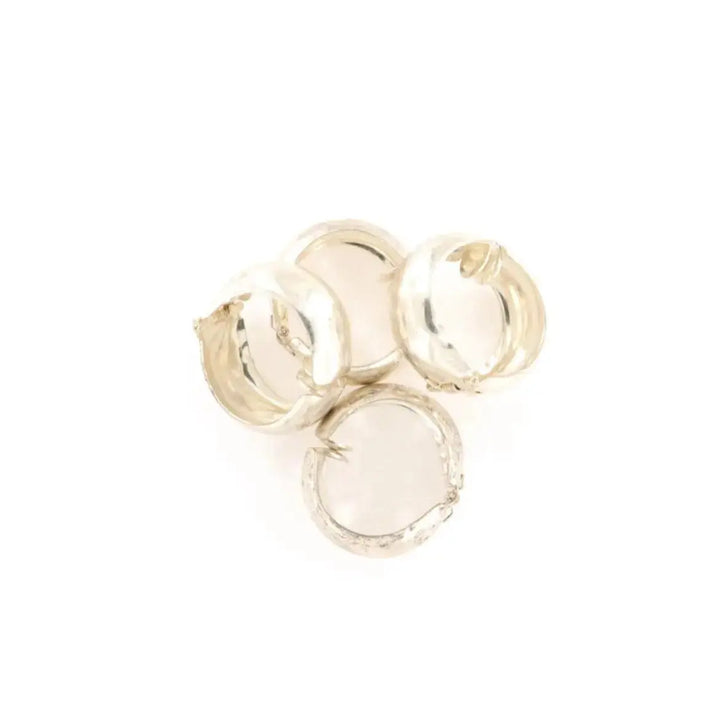 Klemme, sølvclips, 30x12mm, forsølvet messing 