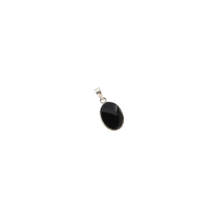 Vedhæng, oval m. sten, sterlingsølv, 15mm, flere varianter Beadhouse of Copenhagen