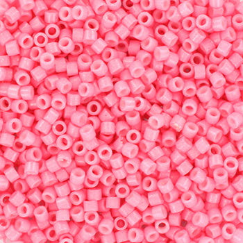 Pink Glasperler, Delica beads, duracoat opaque dyed carnation DE11-2117