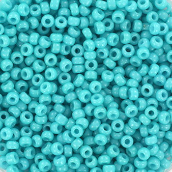 Blå Glasperler, Miyuki Rocailles Seed Beads, Duracoat Opaque underwater
