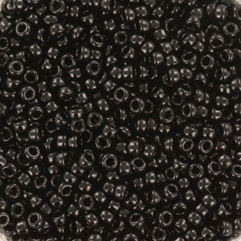 Sorte Glasperler, Miyuki Rocailles, Opaque Black SB11-401