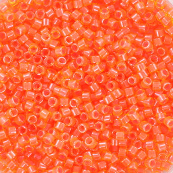 Orange Glasperler, Miyuki Delica Beads, Luminous Bittersweet 11-2047